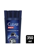 Clear Men Arındırıcı Kömür 3in1 Şampuan 350ml - 2