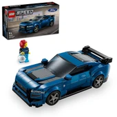 Speed Champions Ford Mustang Dark Horse Spor Araba 76920 - 9 Yaş ve Üzeri Çocuklar için Kole - 1