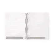 50 Yaprak PVC Çanta Kapaklı Defter - Pembe - 21x17 cm - 2