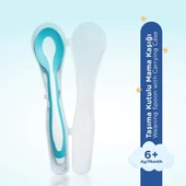 Taşıma Kutulu MamaKaşığı Yumuşak Uçlu Mavi - 2