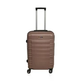 Travel Star Orta Boy ABS Valiz - Platin - 66x45x26 cm - 1