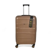 PP Büyük Boy Valiz - Altın - 77x45x32 cm - 1