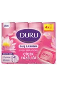 Duru Duş Sabunu Fresh Çiçek Tazeliği 4x150 g - 1