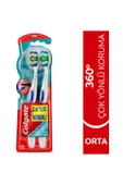 Colgate Diş Fırçası 360 Komple Ağız Temizliği Orta 1+1 - 1