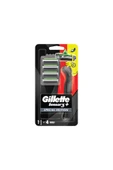 Gillette Sensor3 Plus Black Tıraş Makinesi + 4'lü Yedek Başlık - 2
