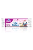 İdeal Büzgülü Çöp Torbası Beyaz Sabun Kokulu 7'li - 1