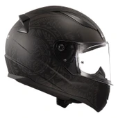  LS2 Rapid Takaroa Mat Siyah Kask S Beden - 3