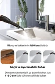 kochler 1.2L Tanklı 1500W Buharlı Temizleyici – Zemin, Cam, Mutfak ve Banyo İçin - 4