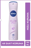 NIVEA Kadın Sprey Deodorant Double Effect 150ml, Ter Kokusuna Karşı 48 Saat Koruma, Pürüzsüz Koltuk Altı - 1
