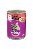 Whiskas Konserve Sığır Etli Kedi Maması 400G - 1