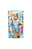 Ciao Churu Bites Tavuk Sargılı , Ton Balıklı ve Somonlu Kedi Ödül Maması 3 x 10 Gr - 1