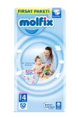 Molfix Bebek Bezi Fırsat Paketi (4+) Maxiplus 9-16 kg 52'li thumbnail 1