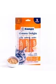 Zampa Creamy Delight Tavuklu  Tuna Balıklı Kedi Krema Ödül Maması - 16g x 5 - 2