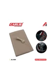 Carub Direksiyon Kılıfı İğneli 38cm Delüx Bej Dikişli - 1