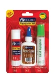Fly Yapıştırıcı Set 21gr Stick+30 gr Su Bazlı Yapıştırıcı+40 gr Tutkal - 1