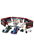 Lego City F1 Garaj AMG ve Alpine 60444 - 2