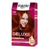 Palette Deluxe Yoğun Renkler Saç Boyası Ateş Kızılı 7-887 - 1