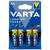 Varta Longlife Power AA Kalem Pil 4'lü Paket (Alkalin) - 1