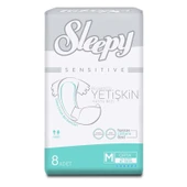Sleepy Sensitive Belbantlı Yetişkin Hasta Bezi Medium 8'li - 1