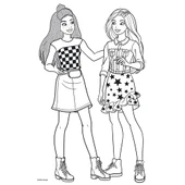 BARBIE 100+ ÇIKARTMA HEDİYELİ BOYAMA KİT - 3