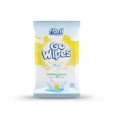 Fibril Go Wipes Islak Mendil Limon Ferahlığı 20'li - 1