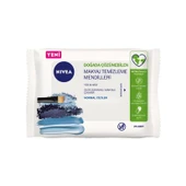 NIVEA 3'ü1 Arada Canlandırıcı Makyaj Temizleme Mendilleri Normal ve Karma Ciltler 25 Adet - 1