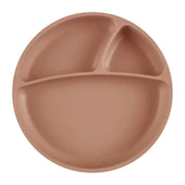 Porsiyon Vakumlu Mama Tabağı Woody Brown - 1