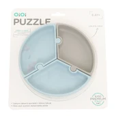 Puzzle Mama Tabağı Mineral Blue Powder Grey - 1