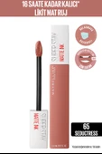 Maybelline New York Superstay Matte Ink Likit Ruj 65 Seductress - 1