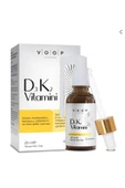 VOOP D3K2 Vitamin D3, Vitamin K2 İçeren Takviye Edici Gıda 20ml - 1