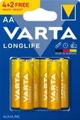Varta Longlife Extra 6'lı Kalem Pil - 1