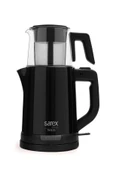 Sarex Tealab Çay Makinesi Siyah Cam Demlik - 2
