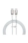 Baseus Glimmer 100W Type-C to Type-C Kablo 1m.-Beyaz - 1