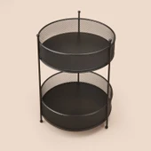 Bath İki Katlı Fileli Organizer - Siyah - 28x20 cm thumbnail 3