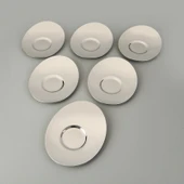 Monaco 6 Parça Çay Tabağı Seti - Inox - 2