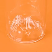Star Dağlı Borosilikat Cam Bardak - Şeffaf - 300 ml - 3