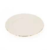 Porselen Liana File Servis Tabağı - Krem - 27 cm - 2