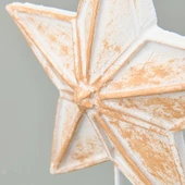 Deco Star Dekor - Beyaz / Gold - 33 cm - 3