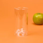 Star Dağlı Borosilikat Cam Bardak - Şeffaf - 300 ml - 2