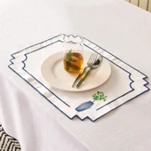 Soft Lime Amerikan Servis - Beyaz - 30x50 cm thumbnail 2