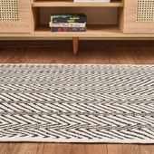 Soft Pirn Halı - Siyah - 80x150 cm thumbnail 2