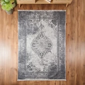 Soft Allon Halı - Gri - 160x230 cm thumbnail 1