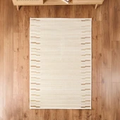 Soft Mono Tozumaz Antialerjik Halı - Bej - 120x180 cm thumbnail 1