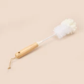 Bambu Saplı Matara Fırçası - Beyaz - 31,5 cm - 1