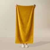 Soft Premium Banyo Havlusu - Hardal - 70x140 cm - 1