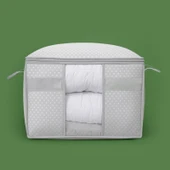 Home Pencere Detaylı Kazak Hurcu - Gri - 45x40x30 cm - 1