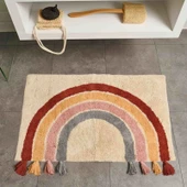 Soft Tufting Banyo Paspası - Renkli - 60x90 cm - 1