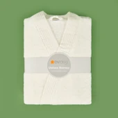 Soft Premium Unisex Bornoz - Beyaz - L / XL - 3