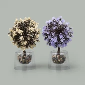 Dekor Yapay Top Ağaç - Asorti - 20x15 cm thumbnail 2