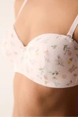 Penti Lotus Printed Lace Dantel Açık Pembe Sütyen - 4